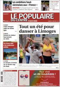 Portada de Le Populaire du Centre (Francia)