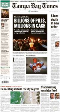 Portada de Tampa Bay Times (USA)