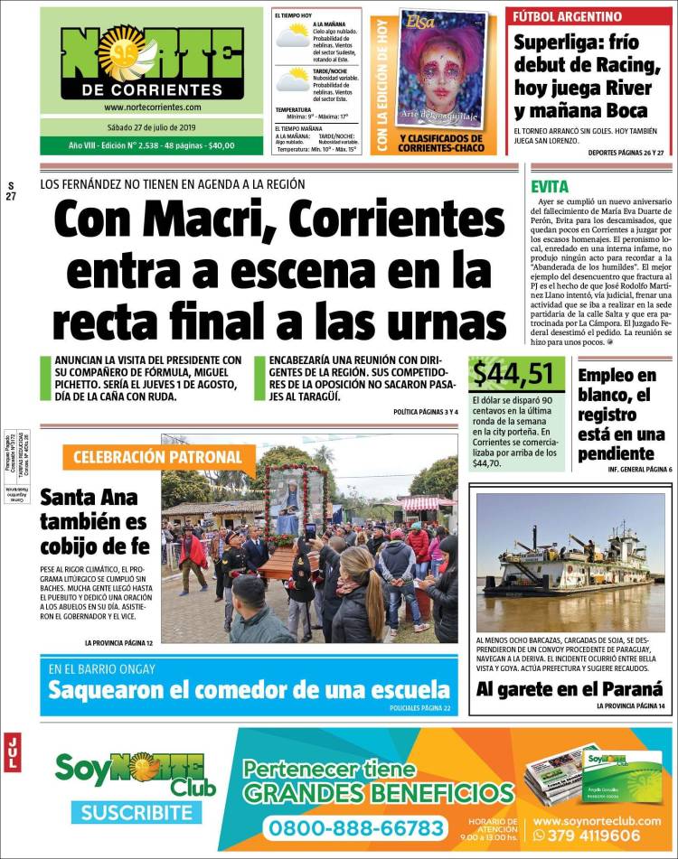 Portada de Norte Corrientes (Argentina)