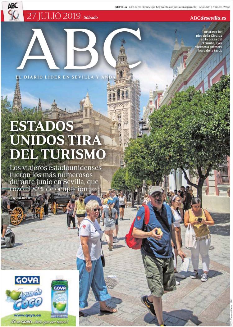 Portada de ABC - Sevilla (Espa&ntilde;a)