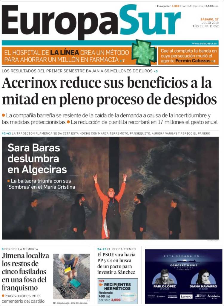 Portada de Europa Sur (Espa&ntilde;a)
