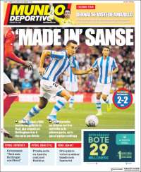Portada de Mundo Deportivo Gipuzkoa (Espagne)