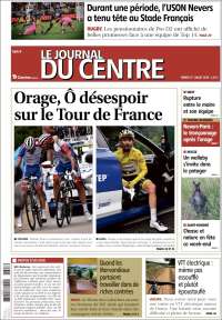 Portada de Le Journal du Centre (Francia)