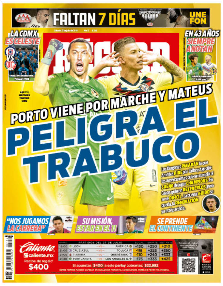 Portada de Record (Mexico)