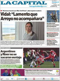 Portada de Diario La Capital - Mar del Plata (Argentine)