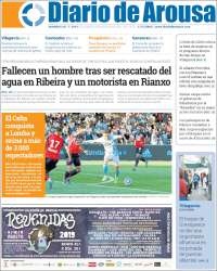 Portada de Diario de Arousa (Espagne)