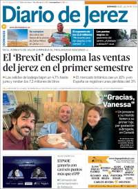 Portada de Diario de Jerez (Espagne)