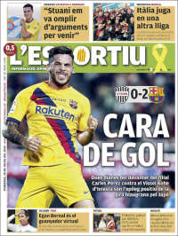 Portada de L'Esportiu (Espagne)
