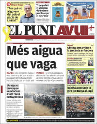 Portada de El Punt Avui (Espagne)