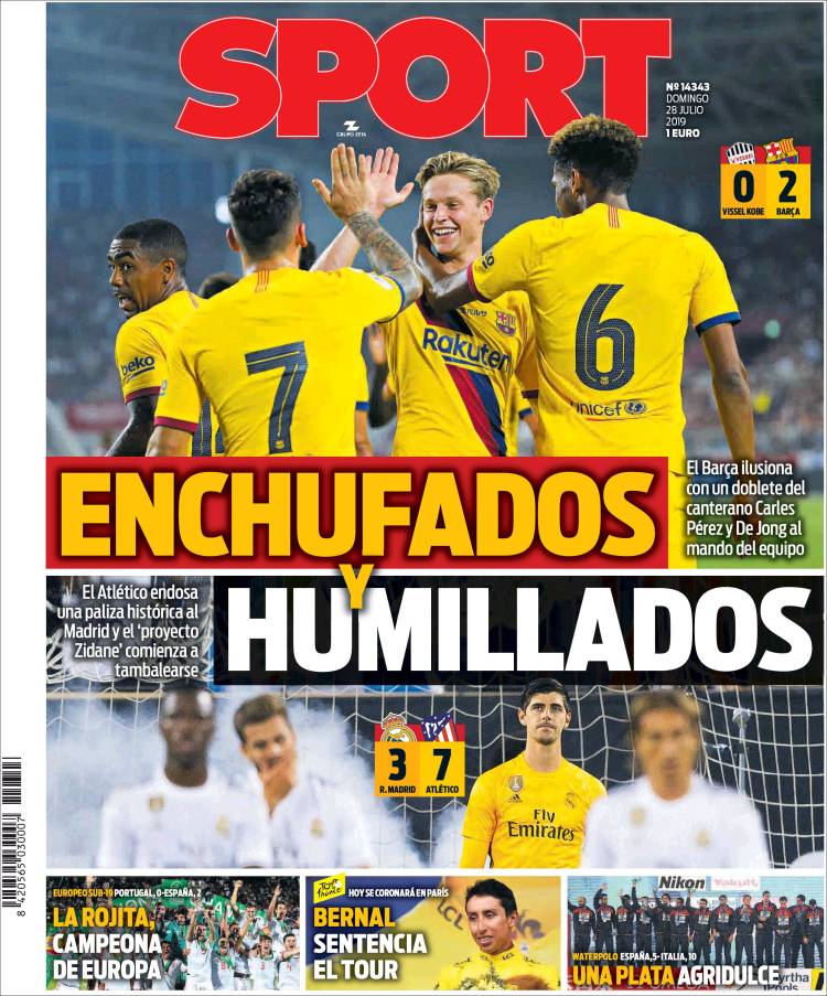 Portada de Sport (Espagne)