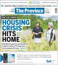 Portada de The Province (Canadá)