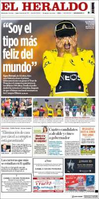 Portada de El Heraldo (Colombia)