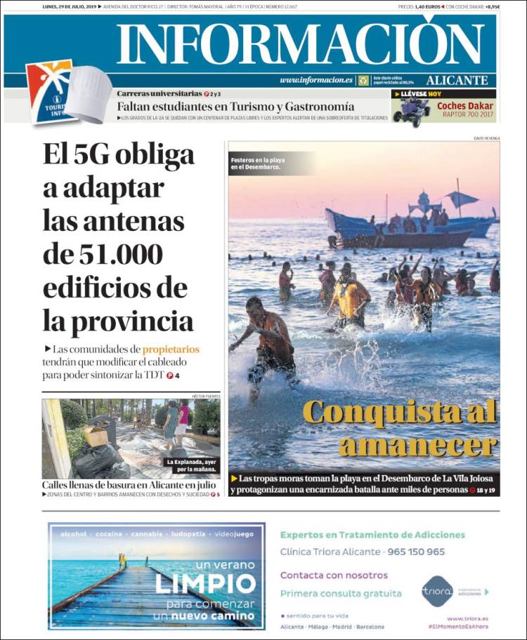 Portada de Diario Información (Espa&ntilde;a)