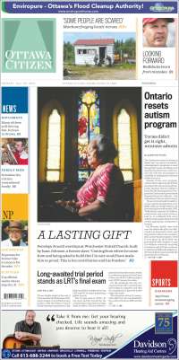 Portada de Ottawa Citizen (Canada)