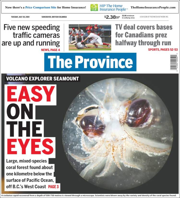 Portada de The Province (Canada)