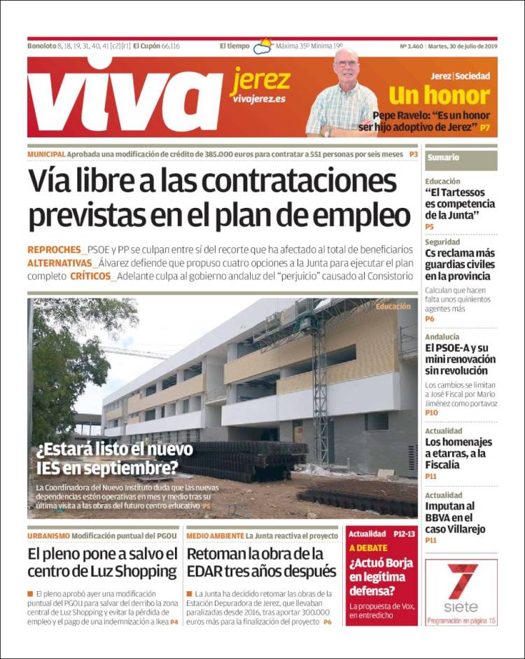 Portada de Información - Jerez (Spain)