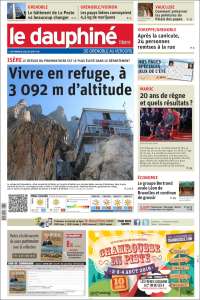 Portada de Le Dauphiné Libéré (France)