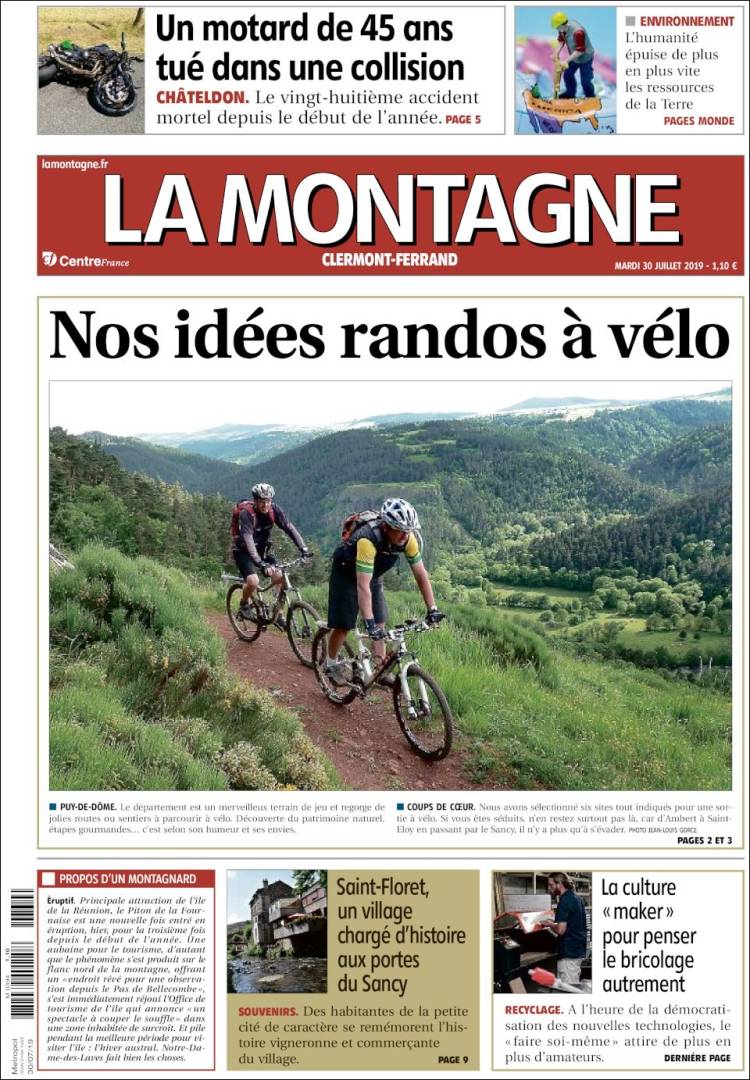 Portada de La Montagne (France)