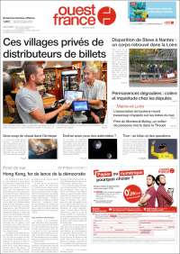 Portada de Ouest France (France)