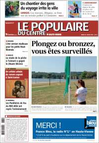 Portada de Le Populaire du Centre (France)