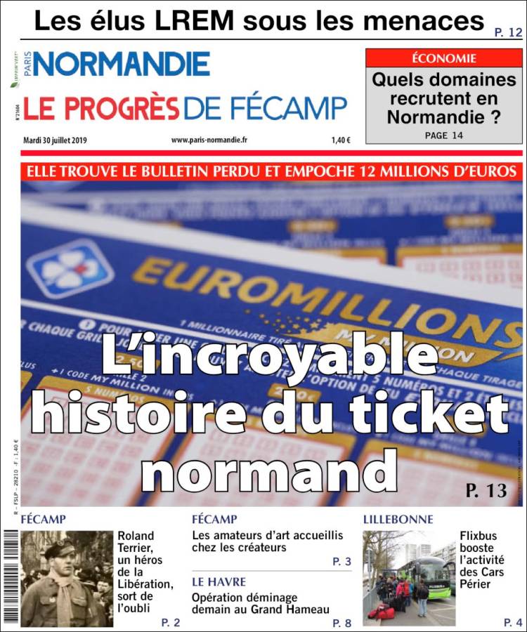 Portada de Progres de Fecamp (France)