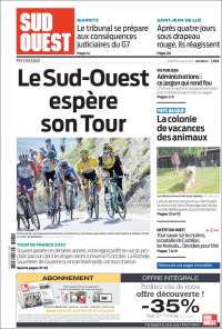 Portada de Sud Ouest (France)