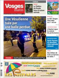 Portada de Vosges Matin (France)