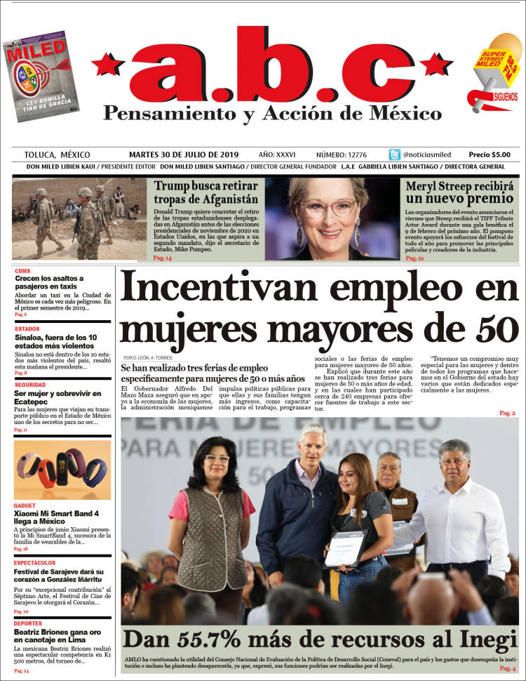 Portada de A.B.C.  (Mexico)