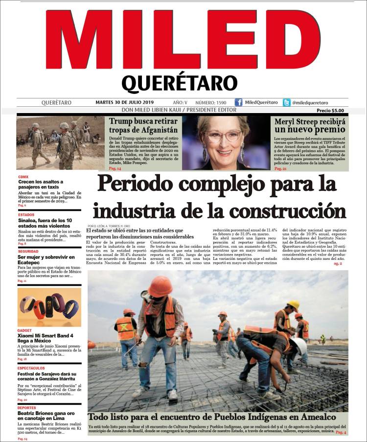 Portada de Miled - Querétaro (Mexico)