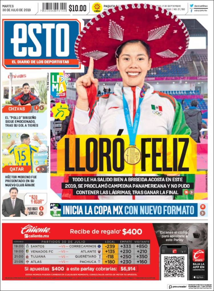 Portada de Esto (Mexico)