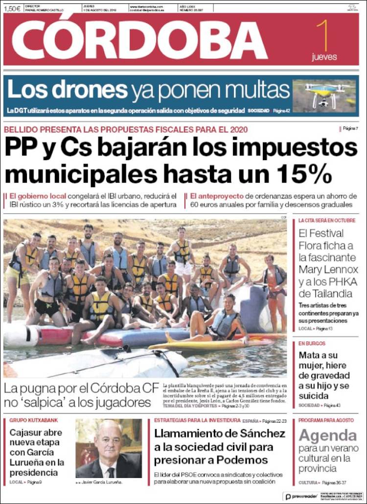 Portada de Diario de Córdoba (Espa&ntilde;a)