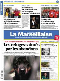 Portada de La Marseillaise (Francia)
