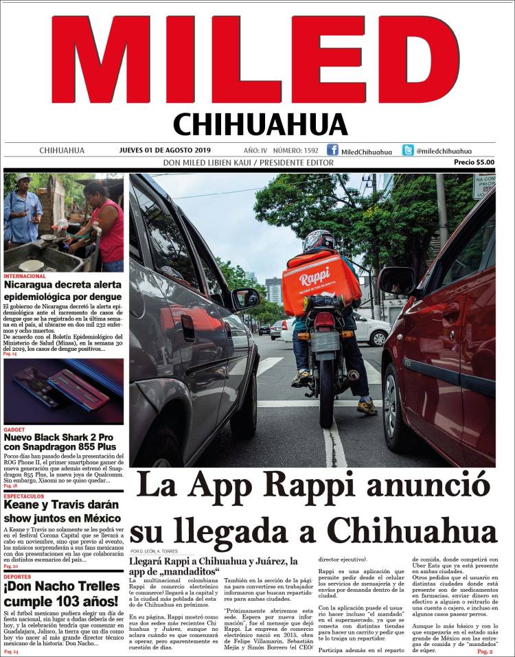 Portada de Miled - Chihuahua (México)