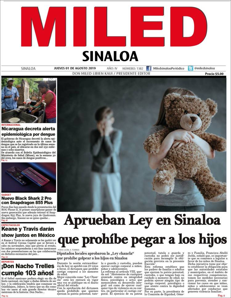 Portada de Miled - Sinaloa (México)