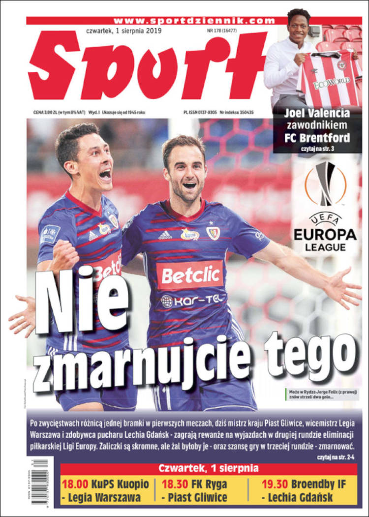 Portada de Katowicki Sport (Polonia)