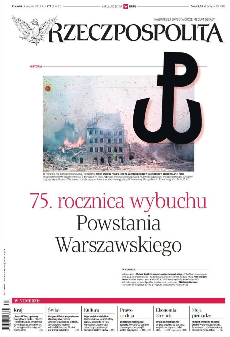 Portada de Rzeczpospolita (Pologne)