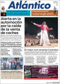 Portada de Atlántico Diario (España)