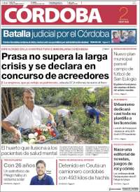 Portada de Diario de Córdoba (España)