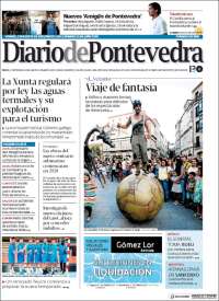 Portada de Diario de Pontevedra (España)