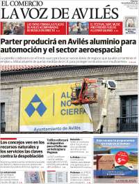 Portada de El Comercio - Avilés (España)