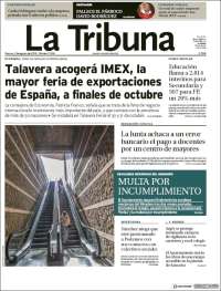 Portada de La Tribuna de Toledo (España)