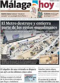 Portada de Málaga Hoy (España)