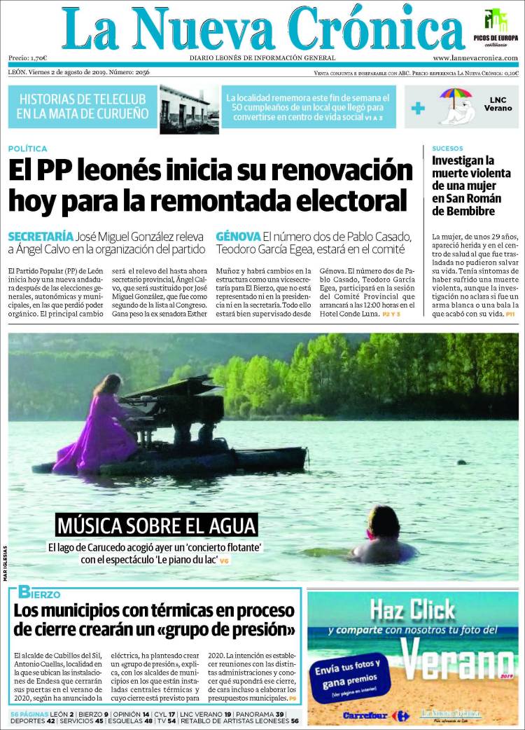 Portada de La Nueva Crónica (España)