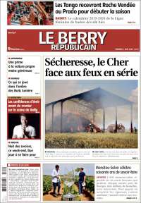 Portada de Berry Republicain (Francia)