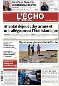 Portada de L'Echo Républicain (Francia)