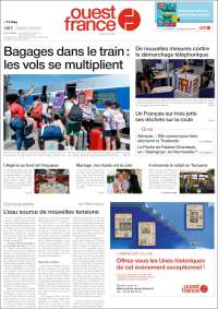 Portada de Ouest France (France)