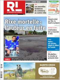 Portada de Le Republicain Lorrain (Francia)