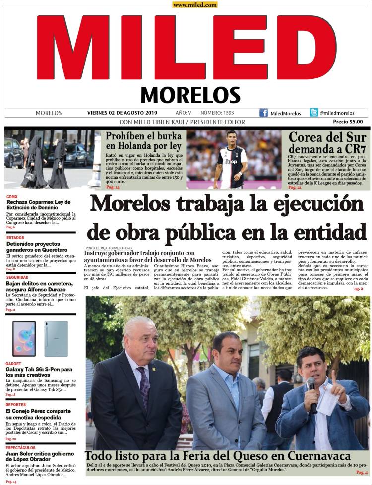 Portada de Miled - Morelos (México)