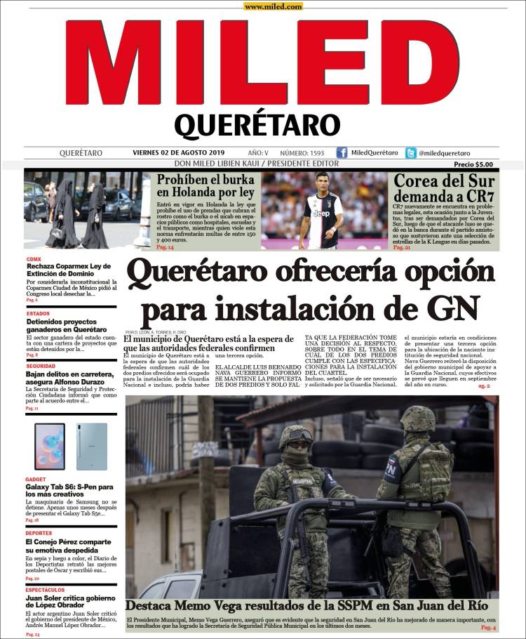 Portada de Miled - Querétaro (México)