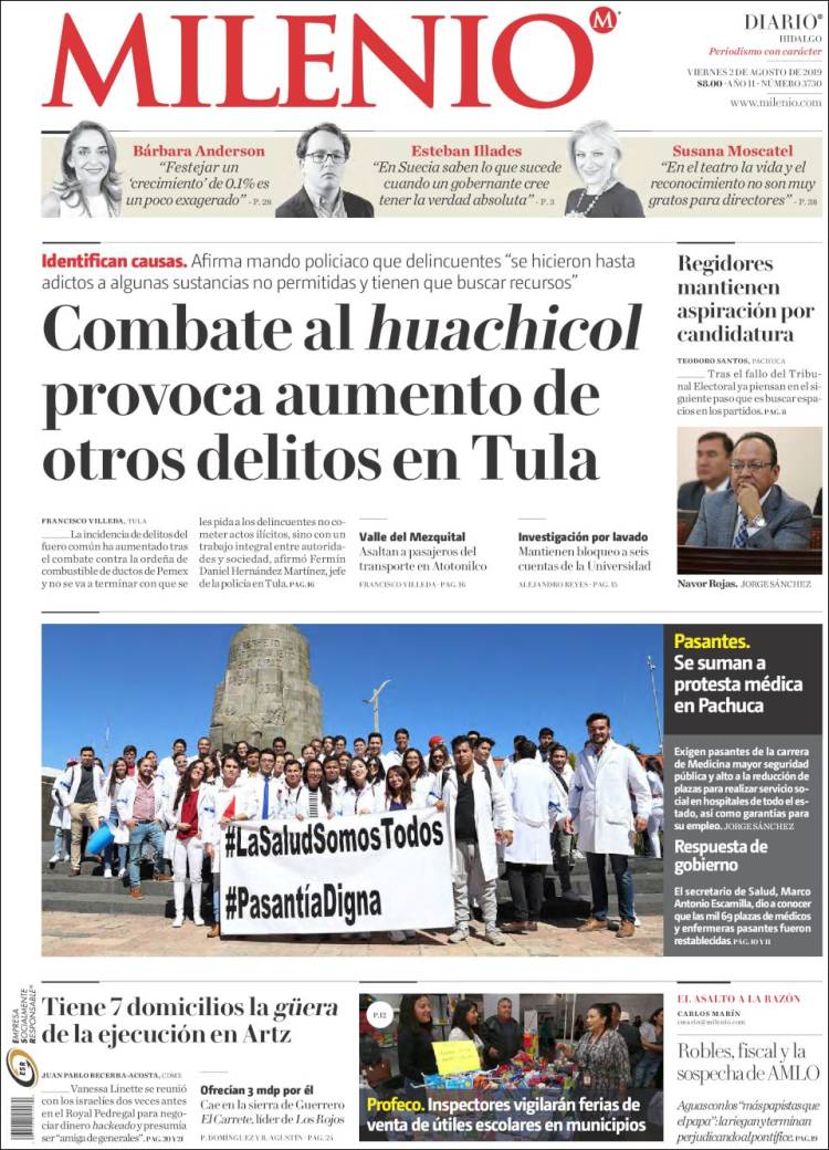 Portada de Milenio de Hidalgo (México)